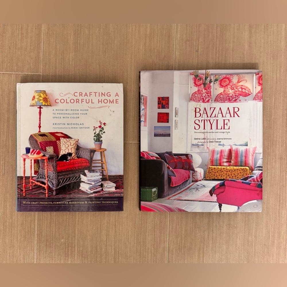 Crafting a Colorful Home Book by Kristin Nicholas and Bazaar Style Book